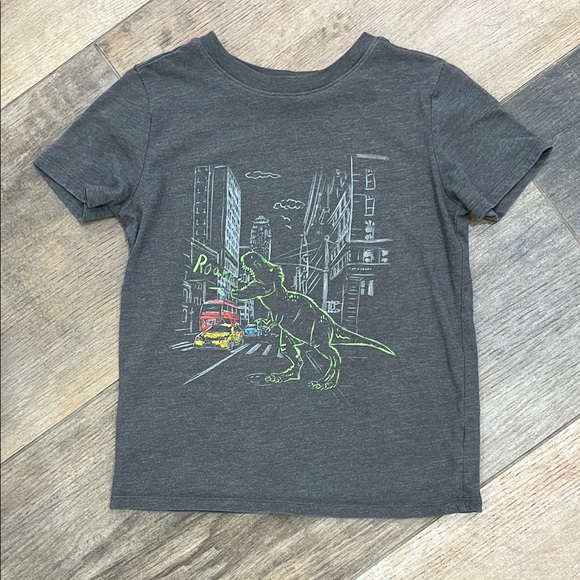 Cat & Jack Other - Cat & Jack Gray Short Sleeve Graphic Tee